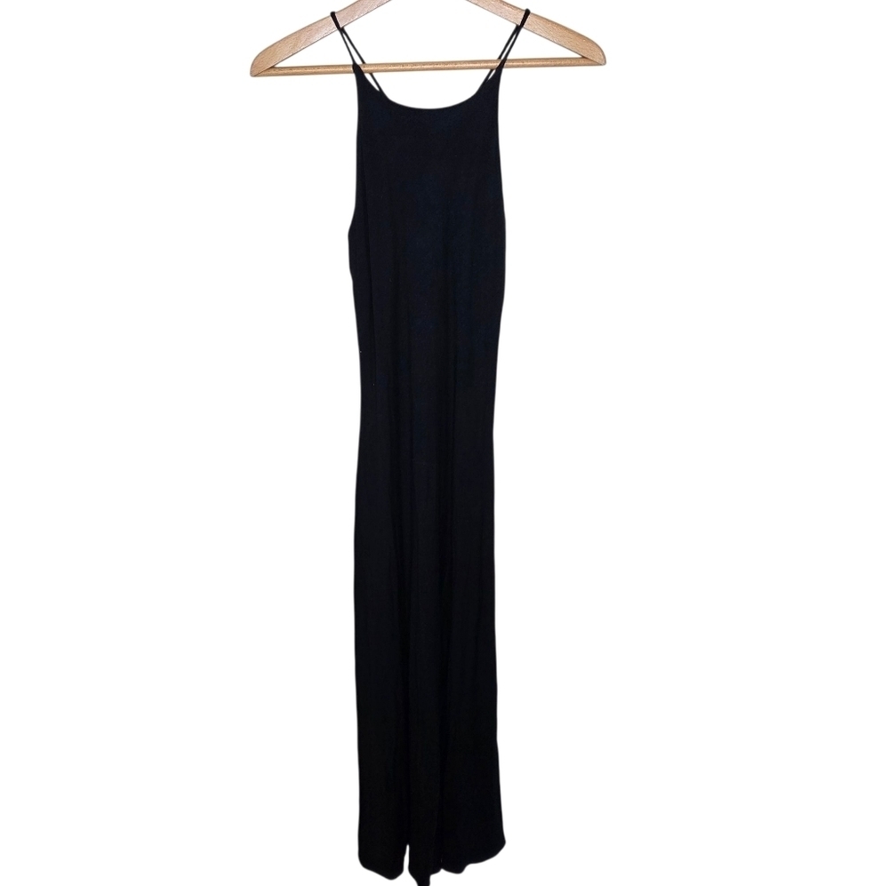 Vintage 90s Mevisto | Black Sexy Bodycon Maxi Dress Size P
